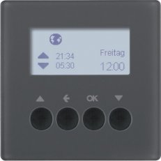 Žaluziový časový spínač, Q.x, antracit sametová BERKER 85741126