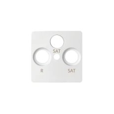 Kryt pro anténní zásuvka RTV-SAT-SAT,bílá KONTAKT SIMON 82038-30