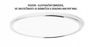 HUE R 22 zápustná matný nikl 230V LED 24W 3000K RENDL R12773