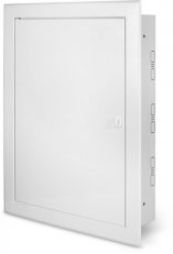 Celoplechová skříň pod omítku 36 modulová (2 řady), 508x488x130mm, IP30