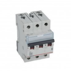 TX3 JISTIČ, 3 PÓLOVÝ, CHAR. D, 40A 6000A LEGRAND 403759