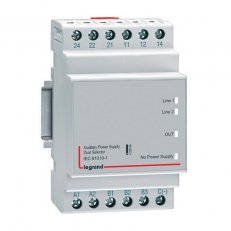 DUÁLNÍ PŘEPÍNAČ NAPÁJENÍ PRO DMX3 3MODULOVÝ DIN LEGRAND 422686
