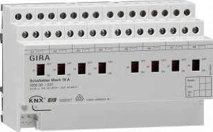 Spínací člen 8x 16 A KNX p.na l. DIN GIRA 100600