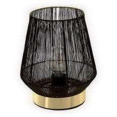 Stolní svítidlo ESCANDIDOS 1xE27 černá/mosaz 40W IP20 EGLO 99808