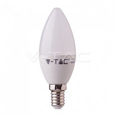 LED žárovka V-TAC 7W E14 Plastic Candle 3000K VT-268