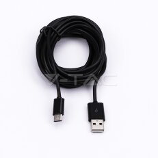 Type C USB Cable 3M Black, VT-5543 V-TAC SKU8455