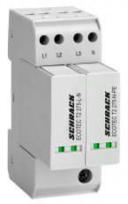 Svodič přepětí Ecotec 3+1 pro TT,TN-S, třída T2+T3 SCHRACK IS111314--