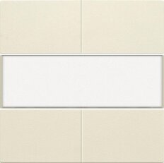 Středový kryt 4xbezpot.tlačítko 24V+LABEL-CREAM NIKO 100-40250