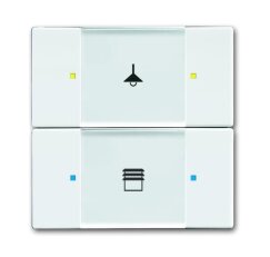 KNX Prvek ovládací 2-/4násobný studio bílá 6126/02-84-500 ABB 2CKA006116A0209