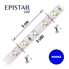 LED pásek 60LED/m, 3528, IP20, modrá, 12V, 30m FK TECHNICS 4731353-60