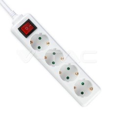 4 Ways Socket With Switch (3G 1.5MM2 X 5