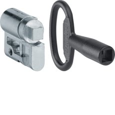 Půlcylindrická vložka typ čtyřhran 8 mm HAGER MES-PHZ4K8