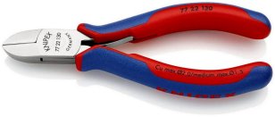 Boční štípací kleště pro elektroniku 130 mm KNIPEX 77 22 130