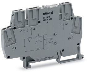 859-738 Modul s optočlenem DC 5 V, Šedá