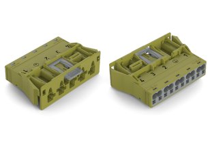 Zástrčka Snap-In 5pól. Kód. B světle zelená WAGO 770-775/073-000