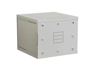 Rozvaděč nástěnný SENSA 9U 600mm, dveře sklo, RAL 7035 SOLARIX 83000283
