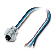 Přístrojový konektor zpředu stěny SACC-E-M12MSL-4CON-M16XL/0,2X 1239517