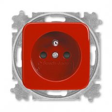 ABB REFLEX Zásuvka chráněná s clonkami bezšroubová červená 5519B-A02357 R