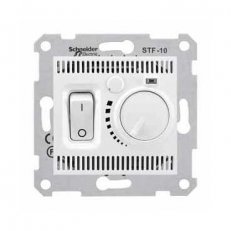 Sedna Termostat pro podlahové vytápění otočný s vypínačem Polar SCHNEIDER