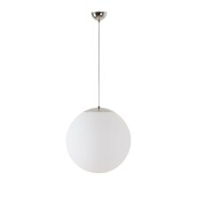Závěsné svítidlo se skleněným stínidlem OSMONT ADRIA S3 13W IP40 E27 chrom