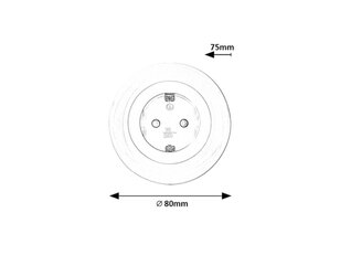 ABEL LED 0,54W IP20 bílá 3000K 5lm RABALUX 76011