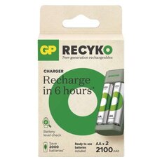 Nabíječka baterií GP Eco E221 + 2× AA ReCyko 2100 B50224