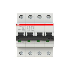 ABB S203MT-K2NA, 3 fázový jistič (3+N), 2A, K, 10kA, určeno pro drážní aplikace
