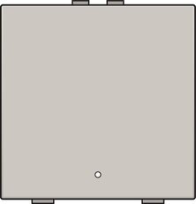 NHC 1násobný ovladač s LED + snímač teploty LIGHT GREY NIKO 102-52201