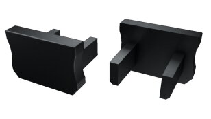 Koncovka profilu EC-PROFIL X BLACK (12-0082-01) GREENLUX GXLP1452