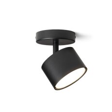 PIXEL I přisazená černá 230V LED GX53 7W RENDL R14403