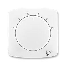 Kryt termostatu s otočným ovládáním, bílá ABB 3292A-A00300 B