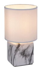 Stolní lampa NALISA mramorový efekt E14 1x MAX 40W IP RABALUX 74069