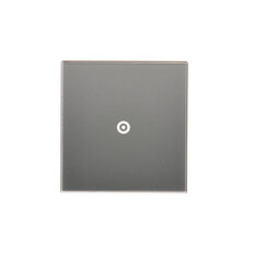 Dotykový panel Simon 54 Touch, 1 modul 1 dotykové pole, stříbrná mlha DSTR11/71