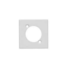 Kryt K45 prázdný pro konektory XLR 45×45mm čistě bílá K122/9