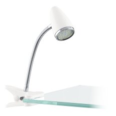 Stolní svítidlo RICCIO 1 1x 2,8W IP20 bílá/chrom  EGLO 902368