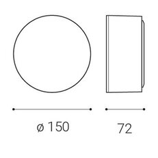 Svítidlo BUTTON II, W DIM 12W 3000K/4000K LED2 1010151D