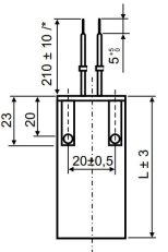 Světelný kompenzační kondenzátor 16uF zacvaknutí LCP0160022