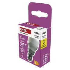 LED žárovka do ledničky ST26, E14, 2,3 W (25 W), 255lm, neutrální EMOS Z6923