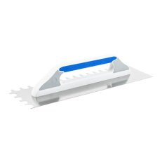 Hladítko nerezové s půlkulatými zuby 130x480 mm, zub 20x15 mm KUBALA Z0257