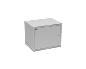Nástěnný nýtovaný rozvaděč GrandN 9U s plechovými dveřmi,hl.450mm 83000782