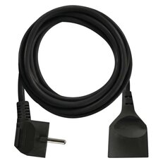 Prodlužovací kabel 3 m, 1 zásuvka, černý, PVC, 1,5 mm2 EMOS PC0113R