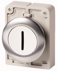 Eaton M30I-FD-W-X1 Ovládací hlavice, zapuštěné tlačítko, bez aret, nerez, bílá I