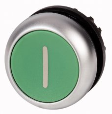 Eaton M22-D-G-X1 Ovládací hlavice, zapuštěné tlačítko, bez aret, titan, zelená I