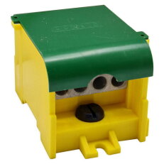 Distribuční blok DTB 120/8x16 žluto-zelený ELEKTRO BEČOV UB12016A24