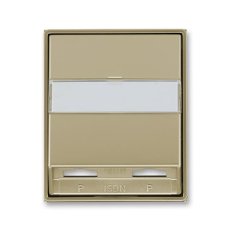 Kryt dvojzásuvky ISDN průchozí 5013E-A00252 33 šampaňská Time ABB