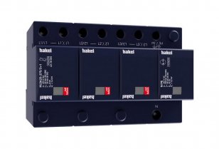 Svodič impulzních proudů a rázového přepětí HAKEL HLSA25-275/3+1 SPD typ 1+2+3