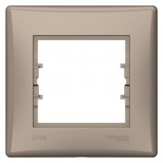 Sedna Rámeček IP44 jednonásobný, Titan SCHNEIDER SDN5810568