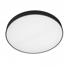 MODUS EXAL5000 kruh 400mm LED 830 opálový kryt přisazené černé RAL9005 DALI
