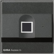 Čtecí jednotka Keyless In Fingerprint TX_44 antracit GIRA 261767