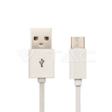 Type C USB Cable 1.5M White, VT-5542 V-TAC SKU8456